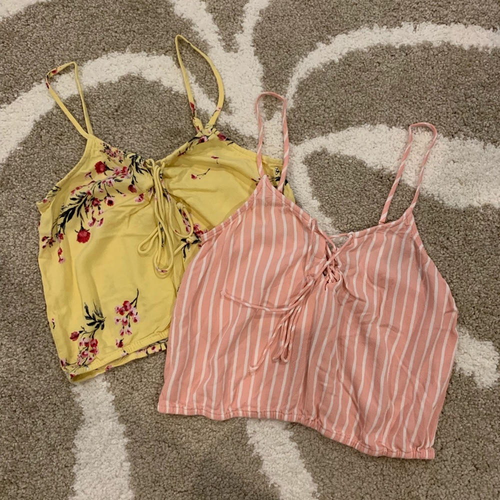 Kendall & Kylie crop tanks XS